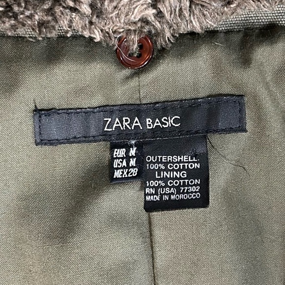 Zara Basic Utility Jacket/Medium - Picture 8 of 12